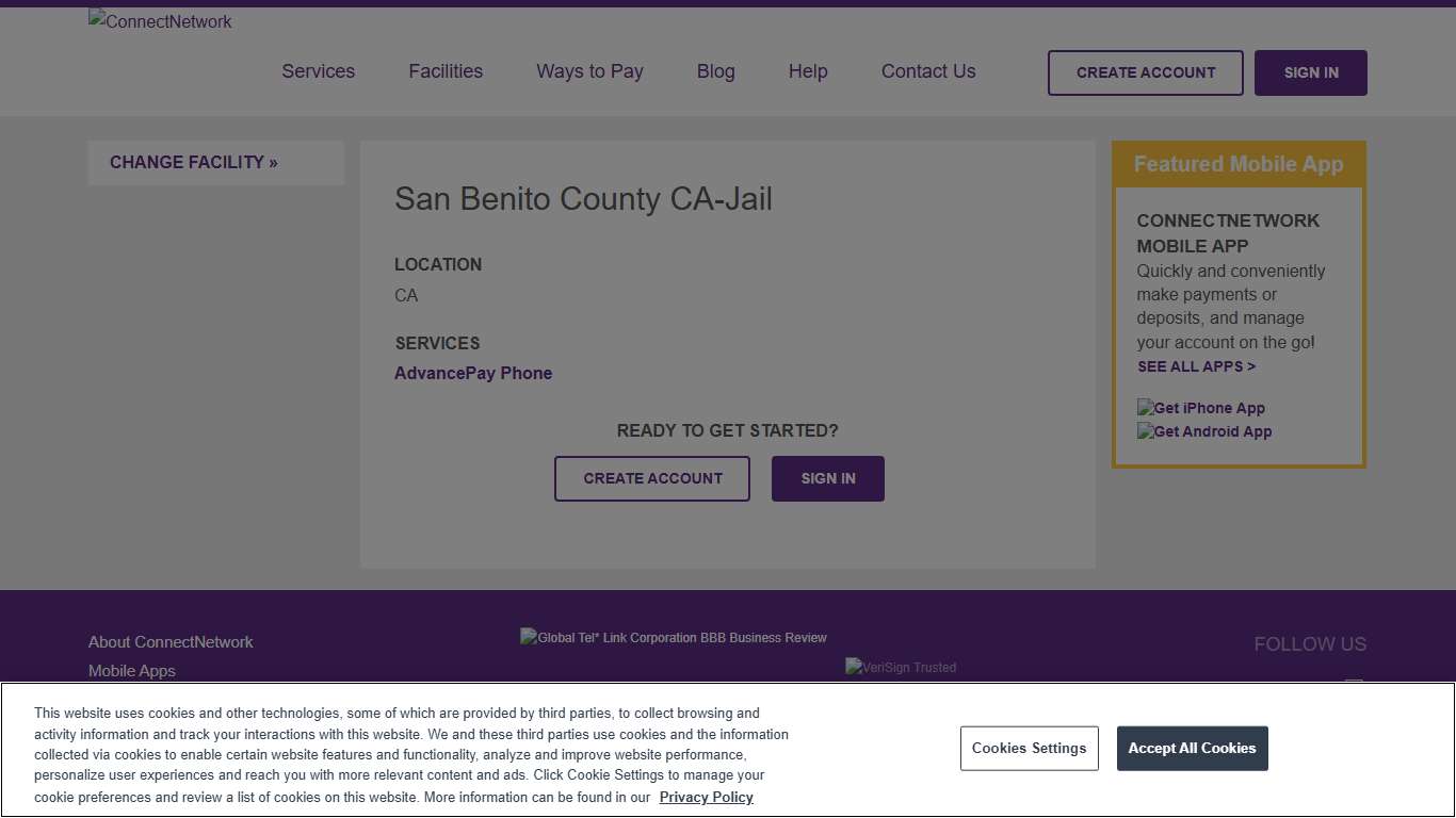 San Benito County CA-Jail | ConnectNetwork